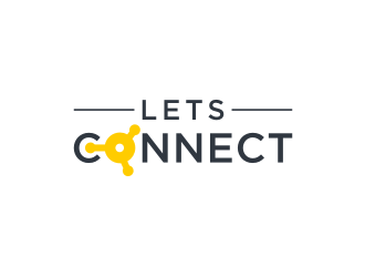 Lets Connect logo design by mbamboex