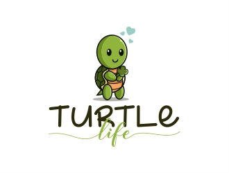 Turtle Life logo design by Alfatih05