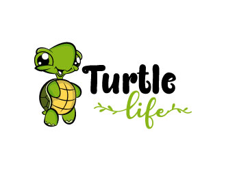 Turtle Life logo design by MonkDesign