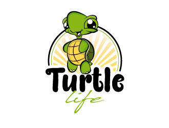 Turtle Life logo design by MonkDesign