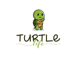 Turtle Life logo design by Alfatih05