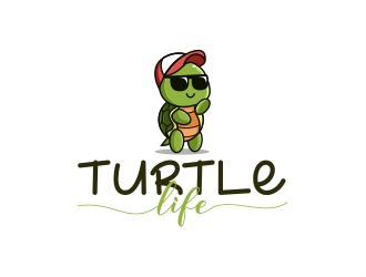 Turtle Life logo design by Alfatih05