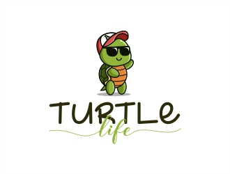 Turtle Life logo design by Alfatih05