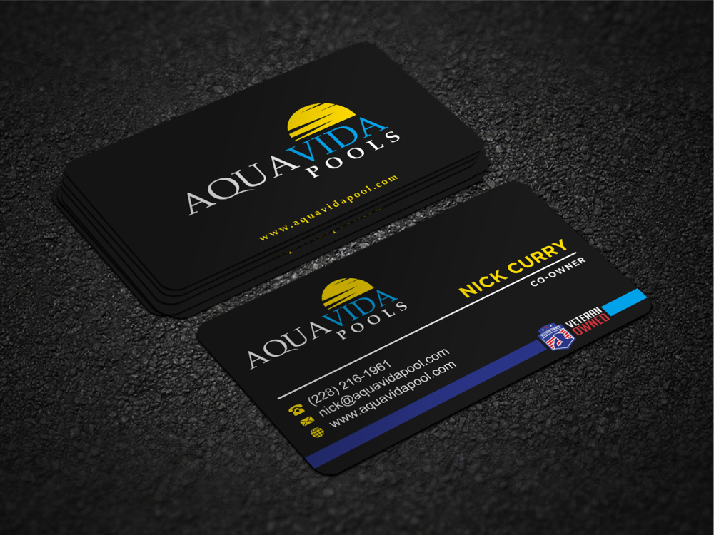 AquaVida Pools logo design by imagine