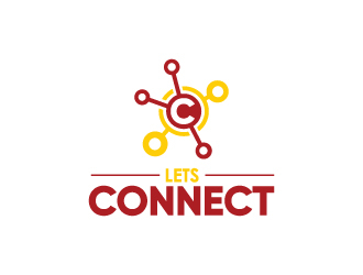 Lets Connect logo design by yondi