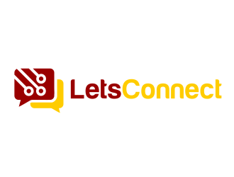 Lets Connect logo design by serprimero