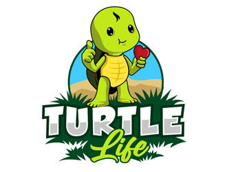 Turtle Life logo design by DreamLogoDesign