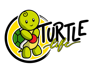 Turtle Life logo design by DreamLogoDesign