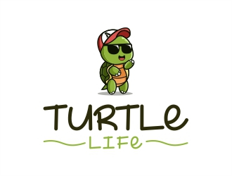 Turtle Life logo design by Alfatih05