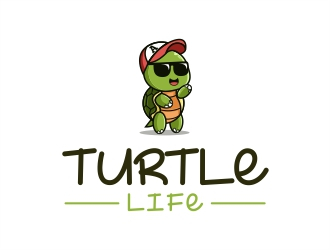 Turtle Life logo design by Alfatih05