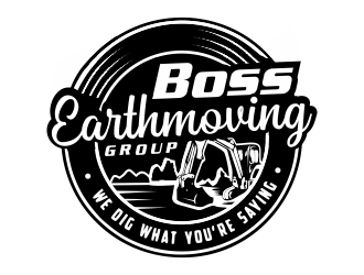 Boss Earthmoving Group Pty Ltd logo design by ruki