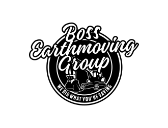 Boss Earthmoving Group Pty Ltd logo design by Republik