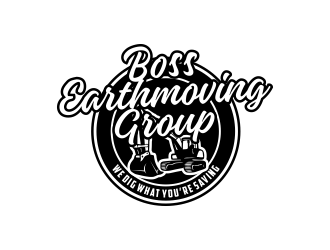 Boss Earthmoving Group Pty Ltd logo design by Republik