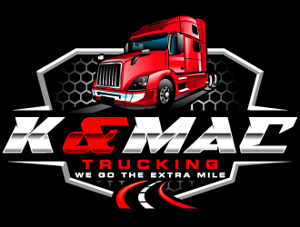 K & Mac Trucking Digital Design - 48hourslogo