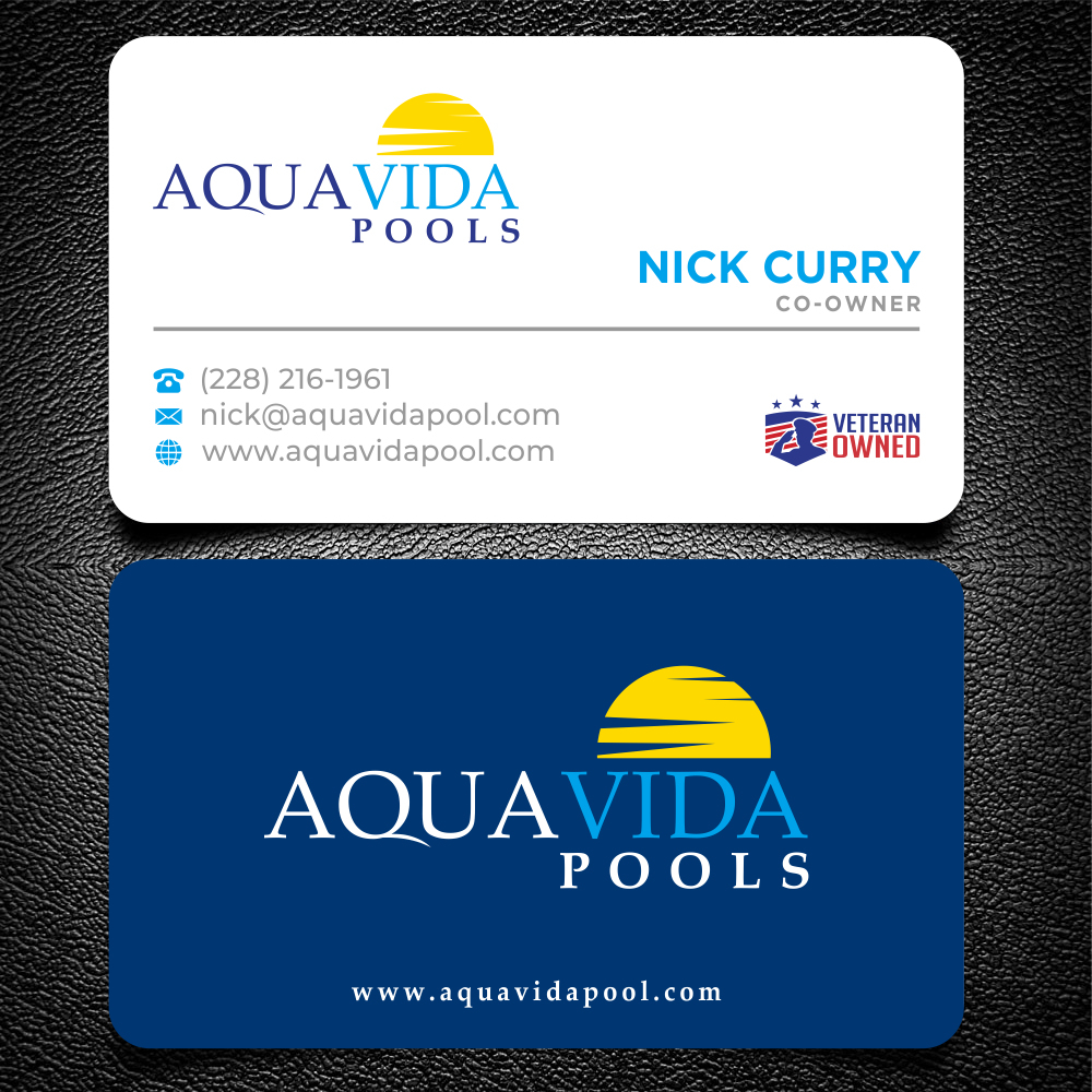 AquaVida Pools logo design by imagine