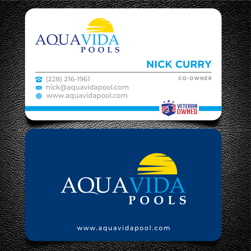 AquaVida Pools logo design by imagine