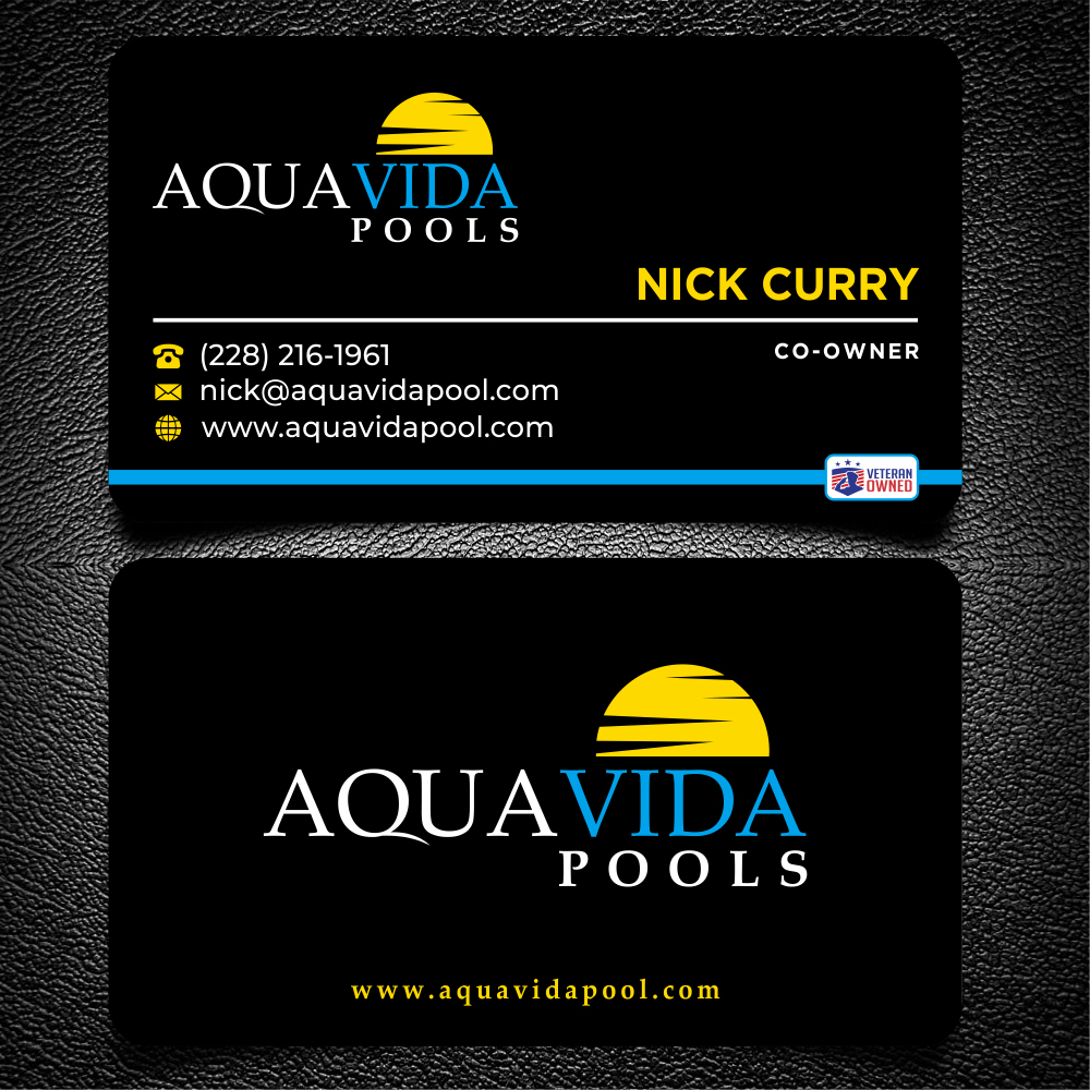 AquaVida Pools logo design by imagine