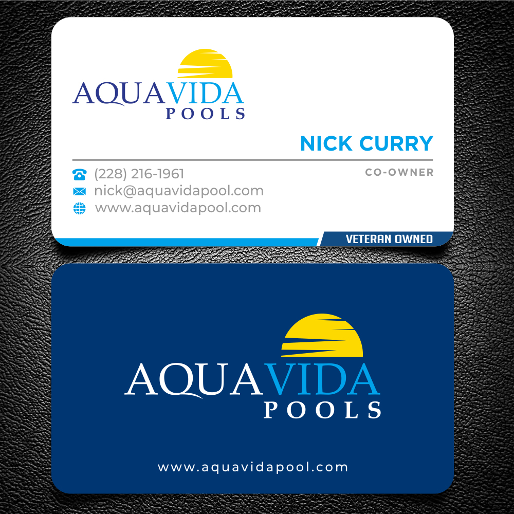 AquaVida Pools logo design by imagine