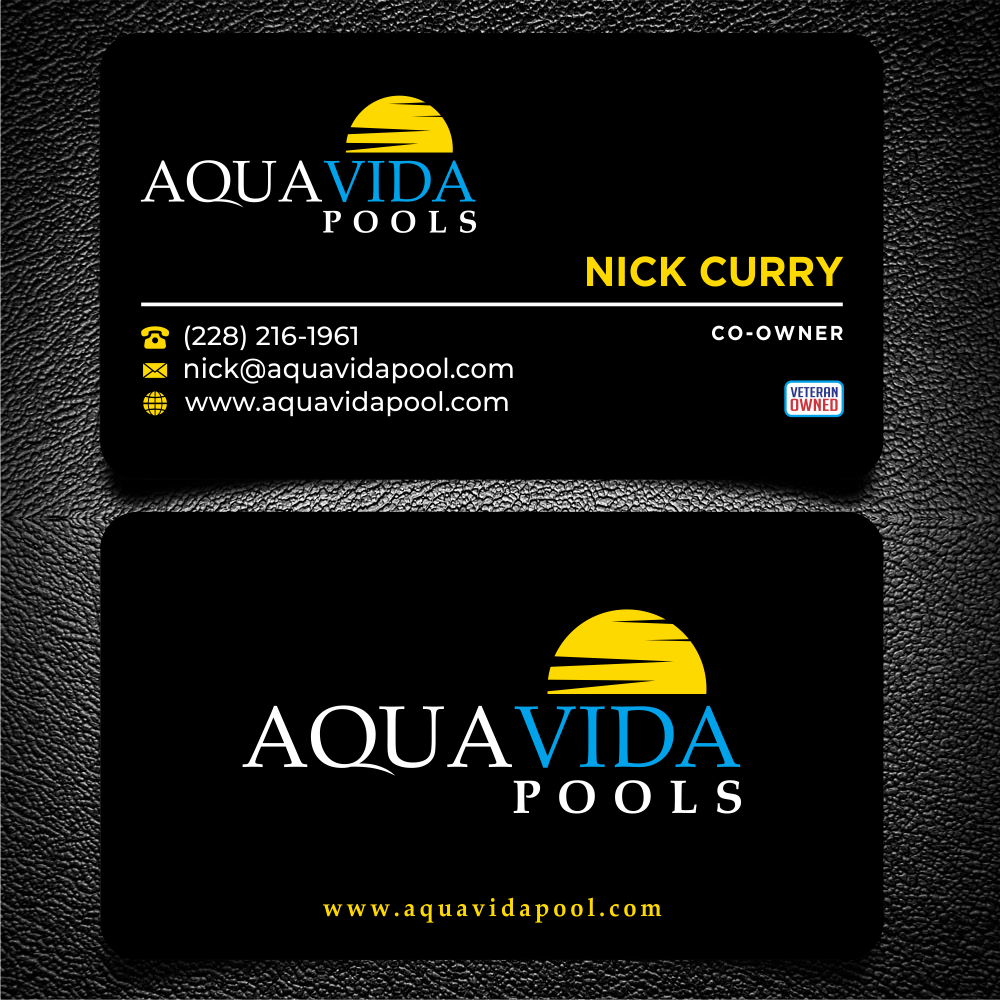 AquaVida Pools logo design by imagine