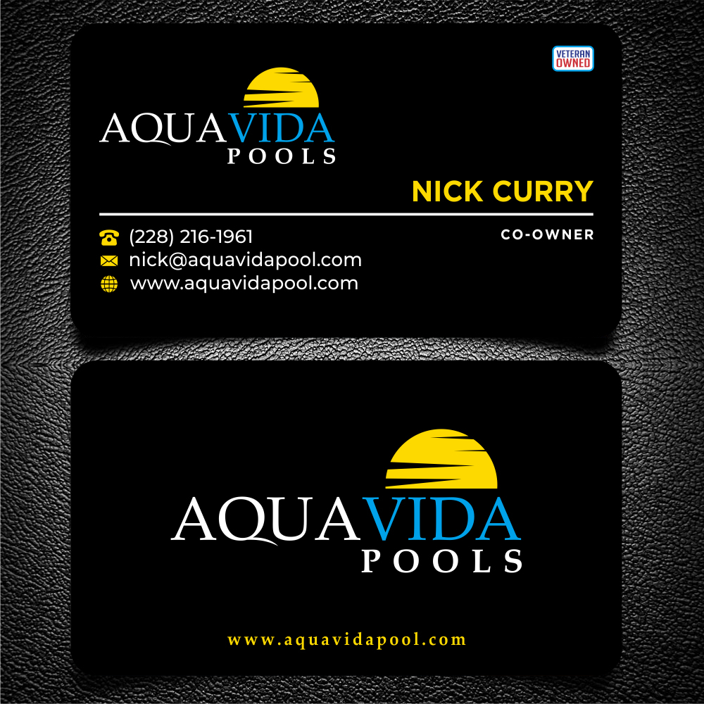 AquaVida Pools logo design by imagine