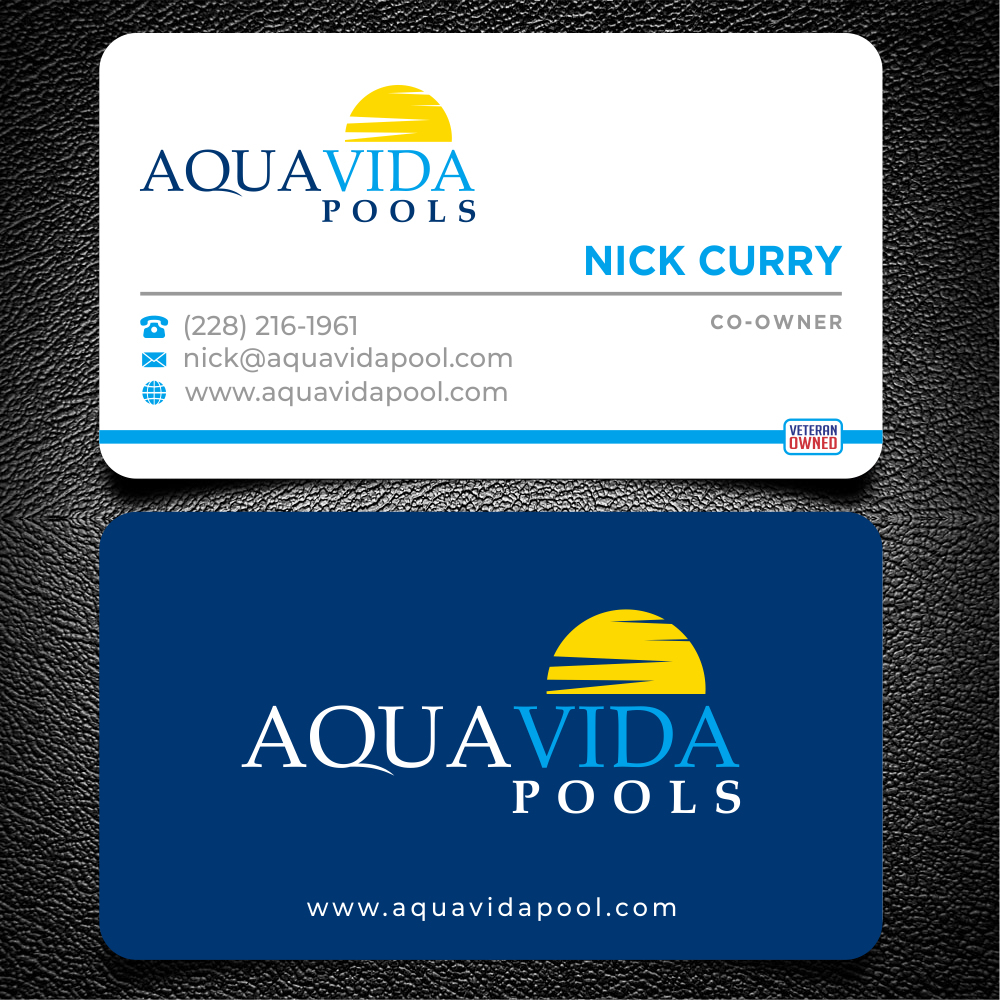 AquaVida Pools logo design by imagine