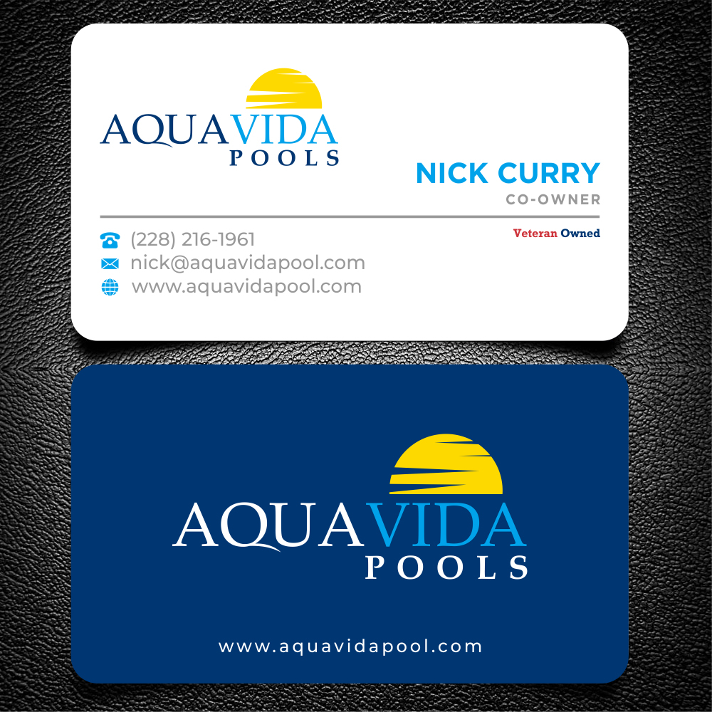 AquaVida Pools logo design by imagine