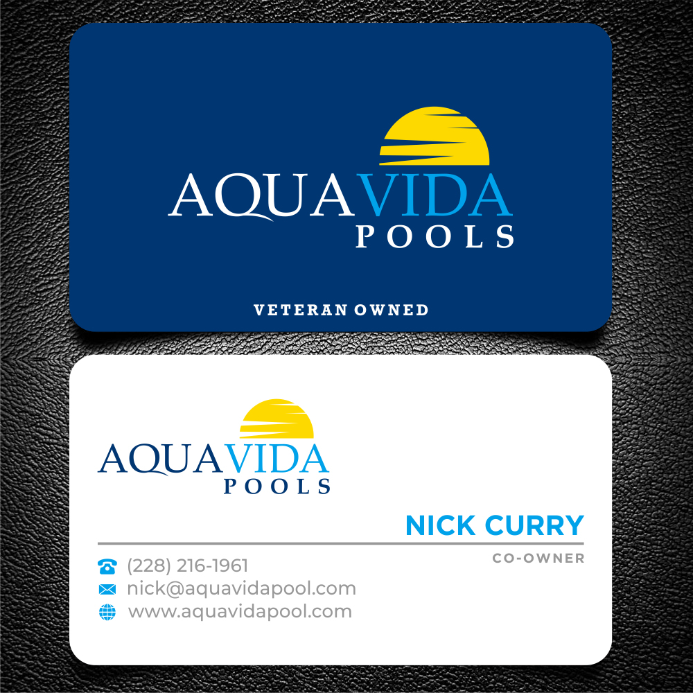 AquaVida Pools logo design by imagine