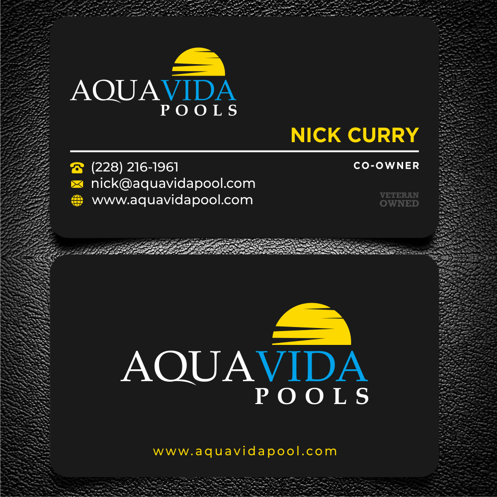 AquaVida Pools logo design by imagine