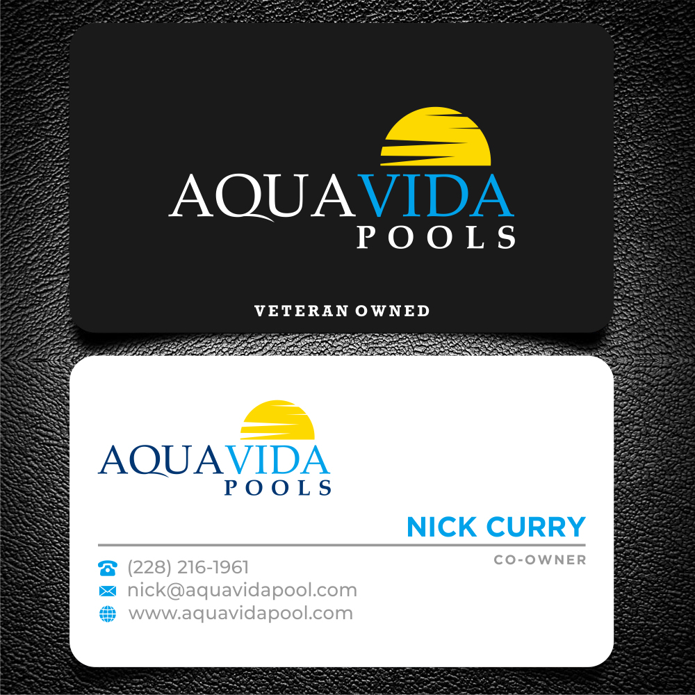 AquaVida Pools logo design by imagine