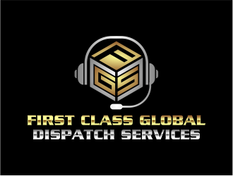 First Class Global Dispatch Services  logo design by cintoko