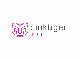 Pink Tiger Group logo design by zegeningen