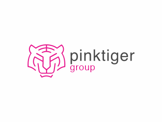 Pink Tiger Group logo design by zegeningen