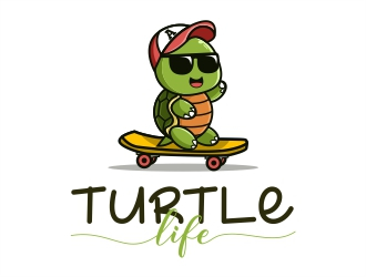 Turtle Life logo design by Alfatih05