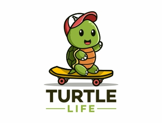 Turtle Life logo design by Alfatih05