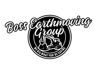 Boss Earthmoving Group Pty Ltd logo design by Republik