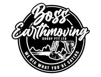 Boss Earthmoving Group Pty Ltd logo design by DreamLogoDesign