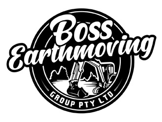 Boss Earthmoving Group Pty Ltd logo design by DreamLogoDesign