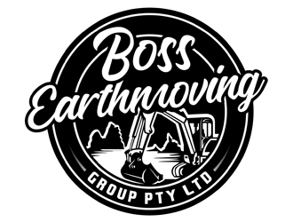 Boss Earthmoving Group Pty Ltd logo design by DreamLogoDesign