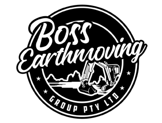 Boss Earthmoving Group Pty Ltd logo design by DreamLogoDesign