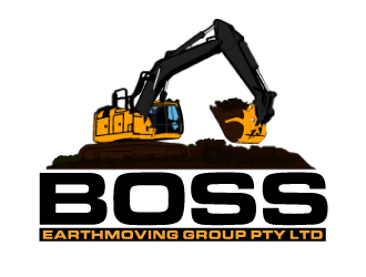 Boss Earthmoving Group Pty Ltd logo design by ElonStark