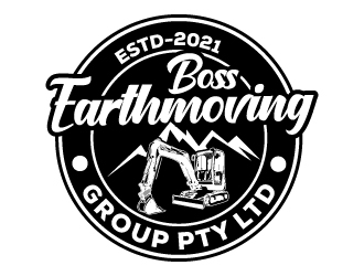 Boss Earthmoving Group Pty Ltd logo design by Suvendu