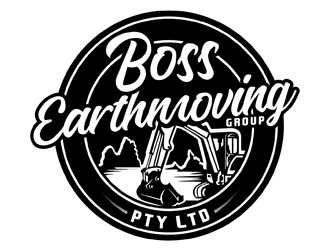 Boss Earthmoving Group Pty Ltd logo design by DreamLogoDesign