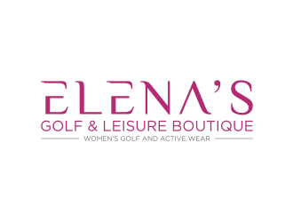 Elena’s Golf & Leisure Boutique logo design by ndndn