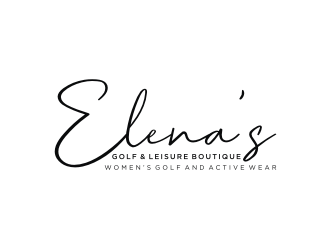 Elena’s Golf & Leisure Boutique logo design by ora_creative