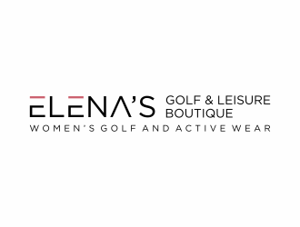 Elena’s Golf & Leisure Boutique logo design by EkoBooM