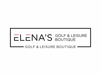 Elena’s Golf & Leisure Boutique logo design by EkoBooM