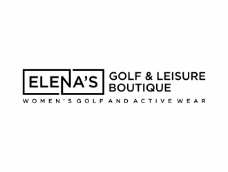 Elena’s Golf & Leisure Boutique logo design by EkoBooM