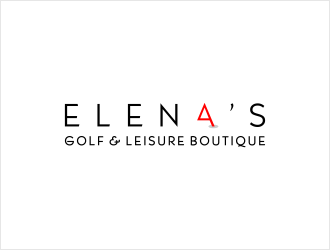 Elena’s Golf & Leisure Boutique logo design by Shabbir