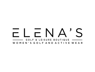 Elena’s Golf & Leisure Boutique logo design by oke2angconcept