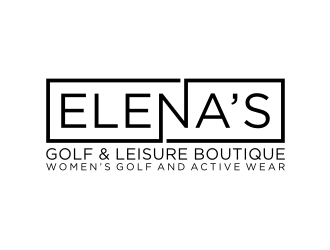 Elena’s Golf & Leisure Boutique logo design by puthreeone